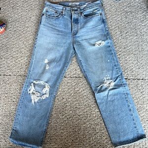 Levis Wedgie Straight Jeans sz 27